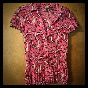 Pink Button Up Dress Shirt